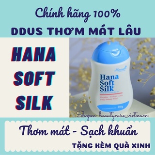 Hana Soft Silk chính hãng, dung dịch vệ sinh phụ nữ Hanayuki, nước rửa phụ khoa lá trầu không, thơm mát, sạch khuẩn