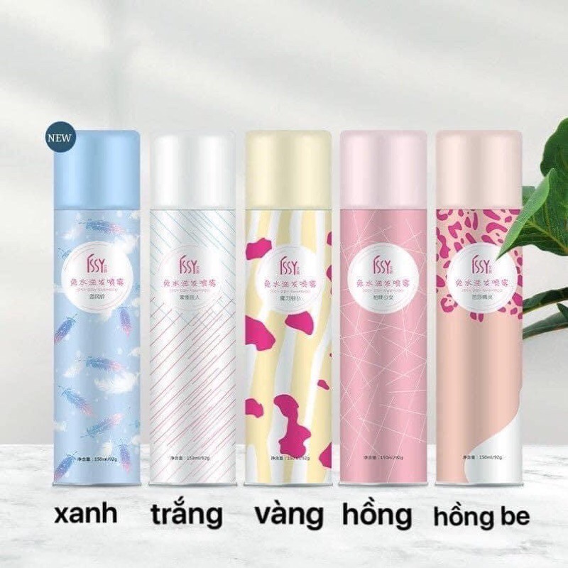 Bình xịt dầu gội khô 150ml (Sẵn SLL)