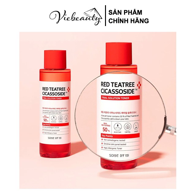 Nước Hoa Hồng Chiết Xuất Tràm Trà Đỏ Some By Mi Red Tea Tree Cicassoside Final Solution Toner 150ml - Khongcoson | BigBuy360 - bigbuy360.vn