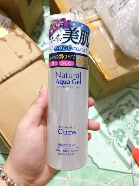 (full 250g mới) Gel tẩy tế bào chết Cure Natural Aqua Nhật Bản chính hãng | BigBuy360 - bigbuy360.vn