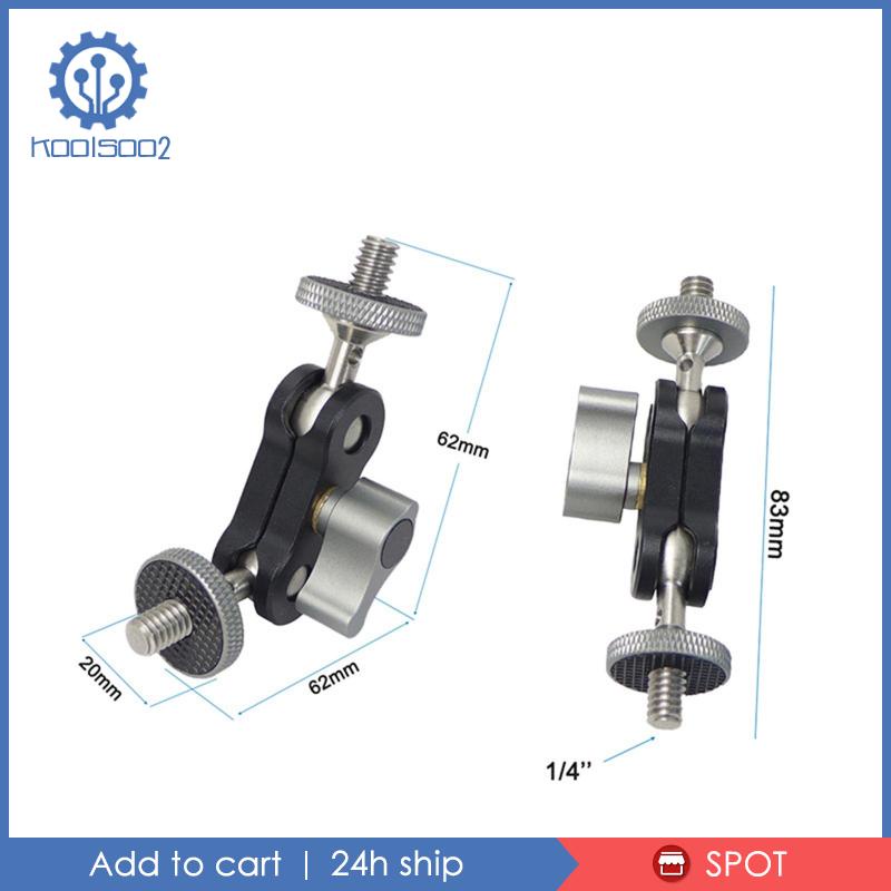 [Koolsoo2] Giá Đỡ Máy Ảnh Gimbal, 360 Độ° Giá Đỡ Màn Hình Máy Ảnh Ốc Vít 1 / 4 Xoay Được
