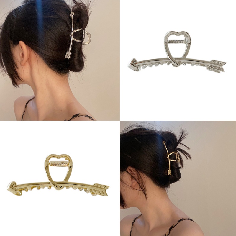 Kẹp Tóc Hình Mũi Tên Bằng Hợp Kim Chống Trượt