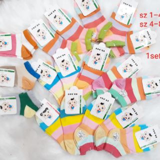 RẺ VÔ ĐỊCH Sỉ set 5 đôi tất cho bé