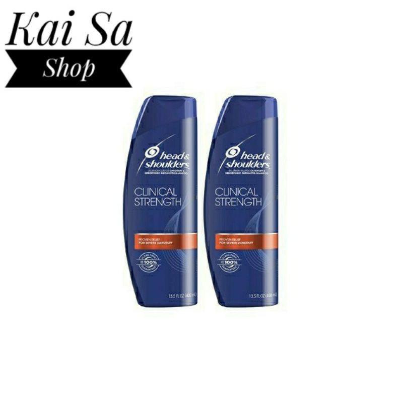 GỘI THUỐC HEAD & SHOULDERS - Clinical Strength 400ml ( Viền Cam- Mẫu Mới )