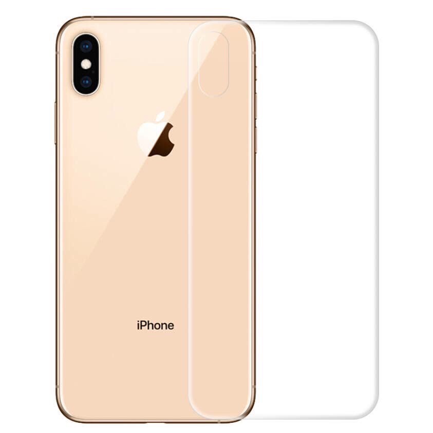 Kính cường lực lưng iphone X, Xs, XS Max trông suốt