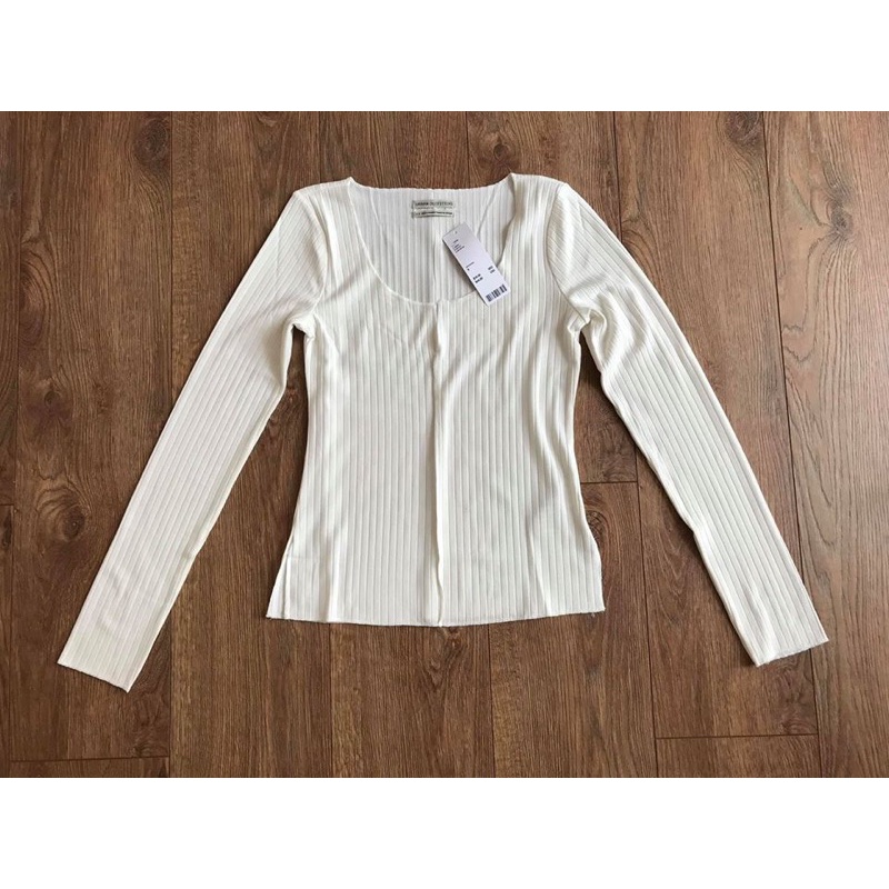 Áo Thun Ôm Tay Dài, Cổ Xẻ Cách Điệu. Hàng Xuất Khẩu Cao Cấp | BigBuy360 - bigbuy360.vn