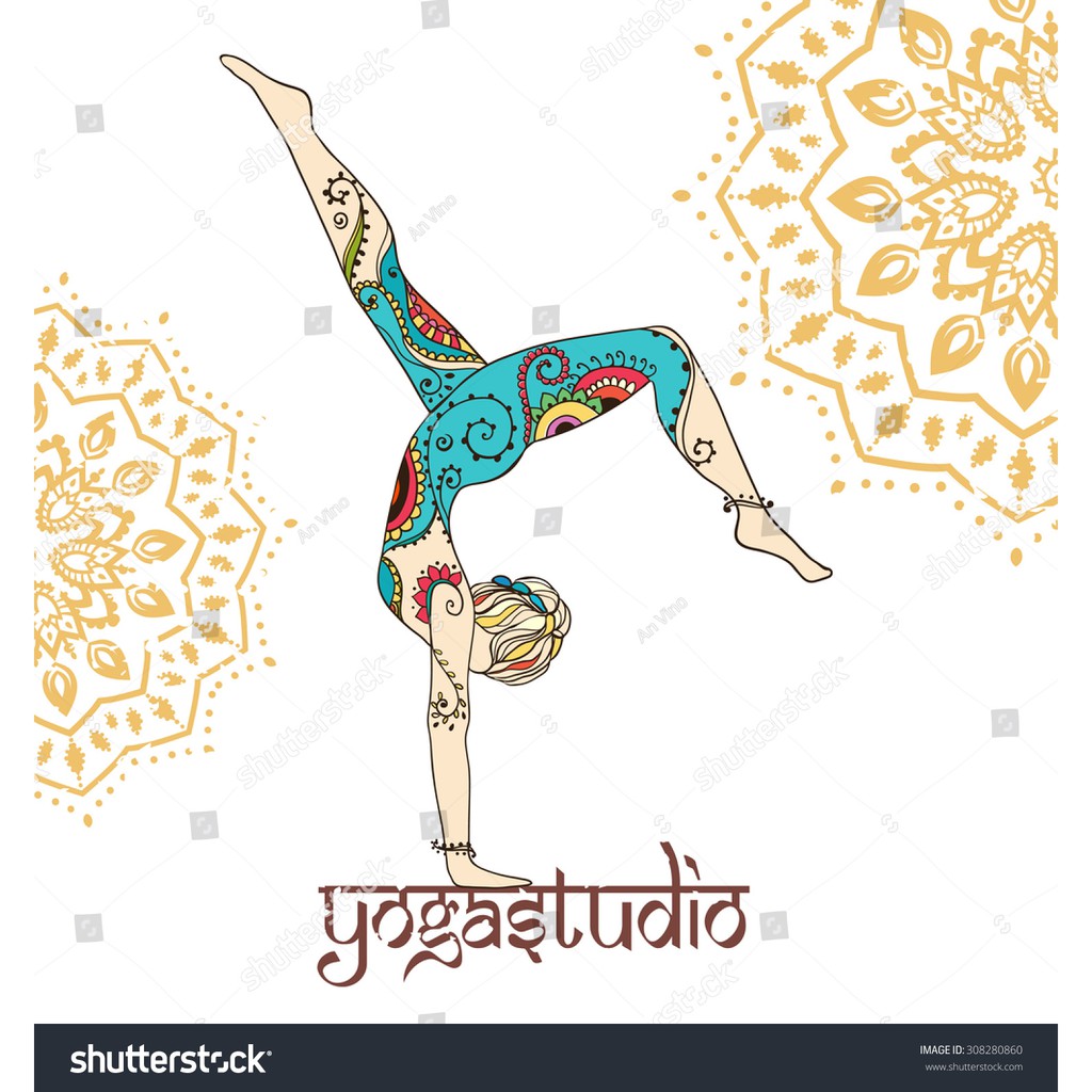 Tranh lụa 3d trang trí chủ đề Yoga Thước 1,5m x 2m YOGA 12