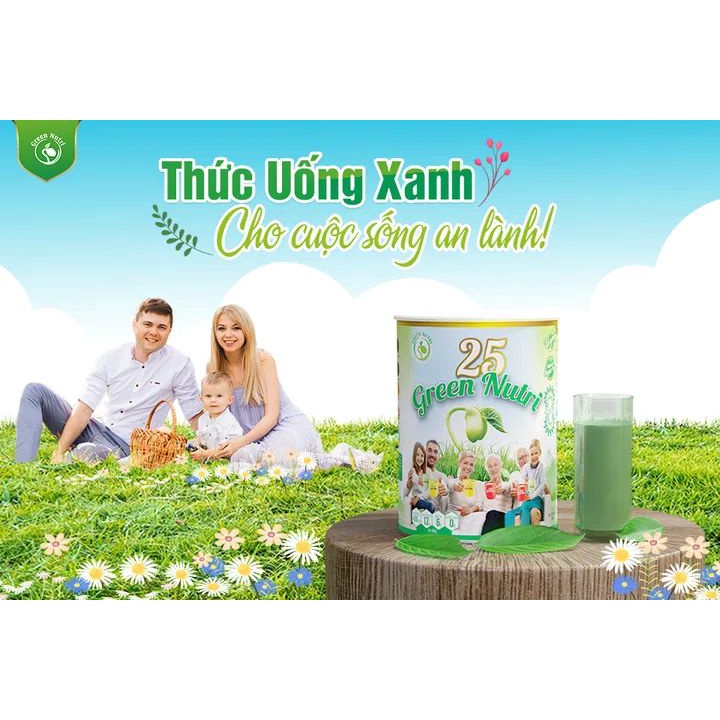 Sữa hạt ngũ cốc 25 Green Nutri lon 750gr / Hộp 625gr