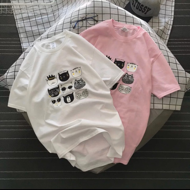 [BIG SALE Áo mèo ngầu siêu cute 2 màu cực đẹp