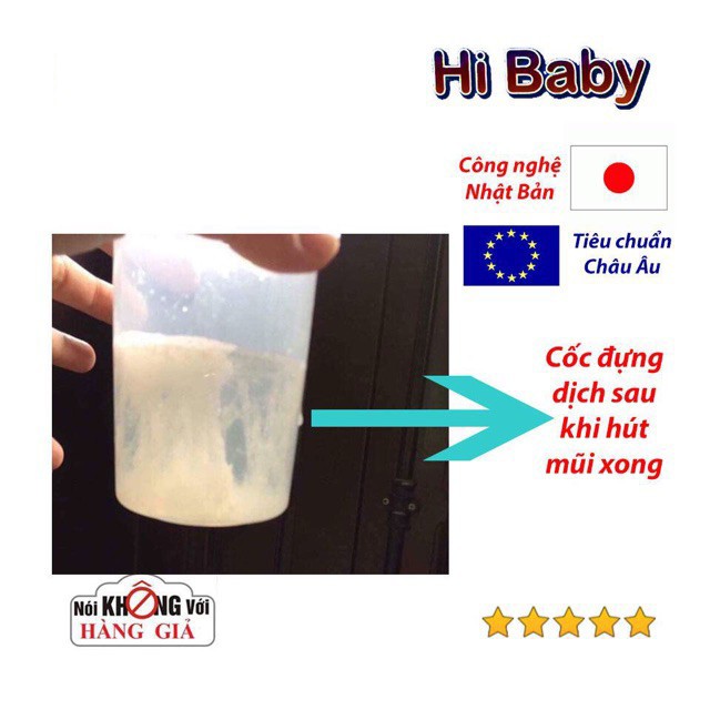 Máy xông hút mũi họng Hi Baby - Máy xông khí dung - hút dịch mũi 2 trong 1