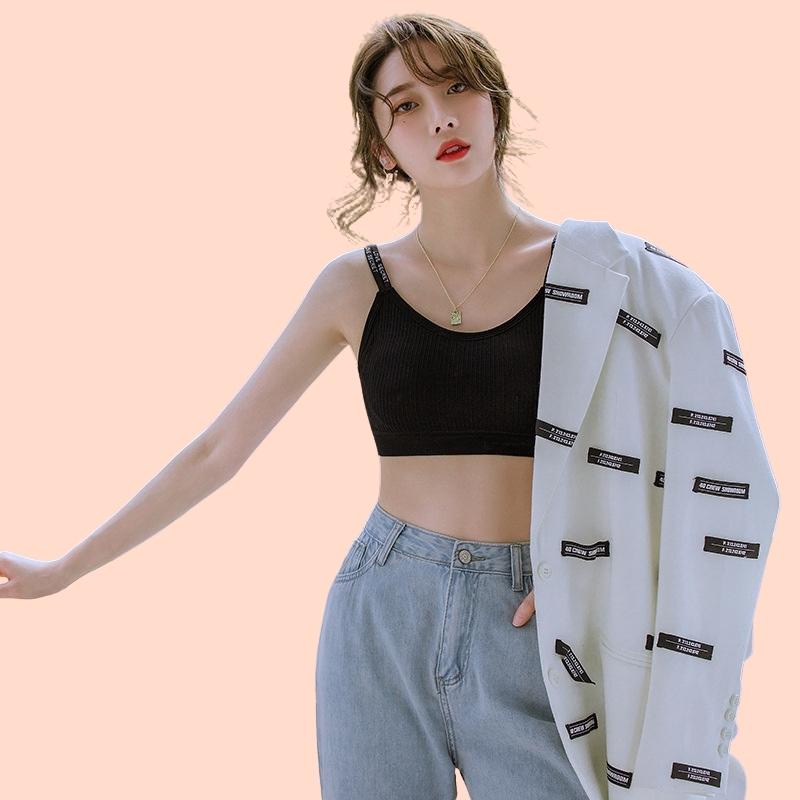 Áo Lót Nữ Cotton Dây Kép, Áo Ngực Thể Thao Co Giãn Thấm Hút Mồ Hôi Tốt - 8156