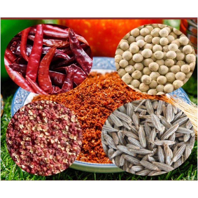 Bột Ớt 1+2 Siêu Thơm Siêu Cay Sẵn Gói 40Gr và 100Gr