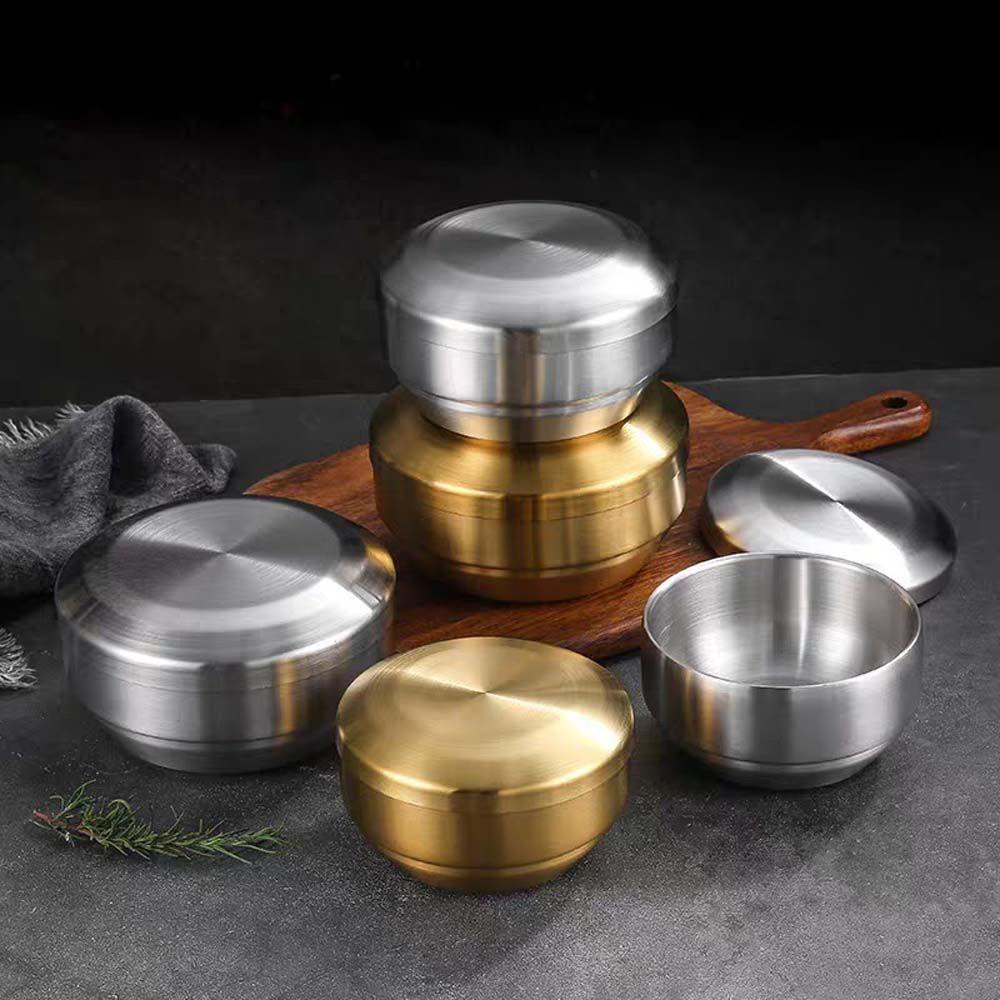 Bát Ăn Cơm Hai Tầng dalton Bằng Thép Không Gỉ 304 Phong Cách Hàn Quốc