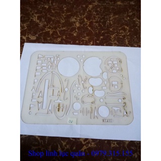 Thước chỉ huy tham mưu mẫu 1 (24x32cm)