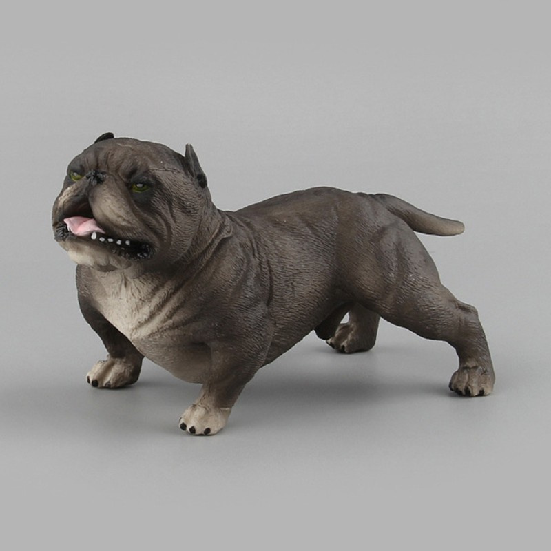 Mô hình chó bulldog dùng để trang trí