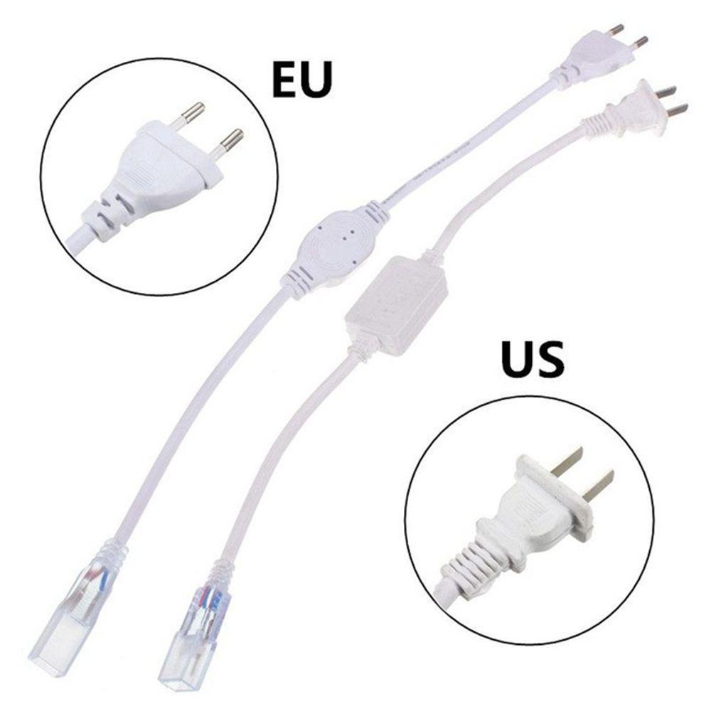 Dây Đèn LED SMD 5050 EU 2 Chấu AC220V Phích Cắm Chuyên Dụng