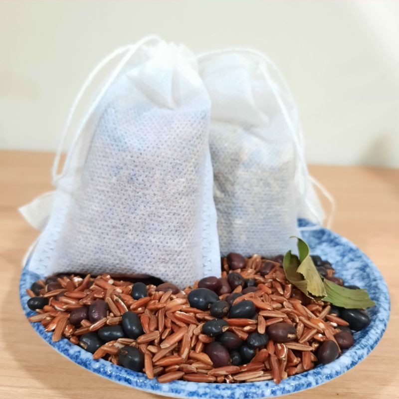 Trà gạo lứt đậu đen túi lọc thanh nhiệt cơ thể, dáng đẹp da xinh túi zip 1kg