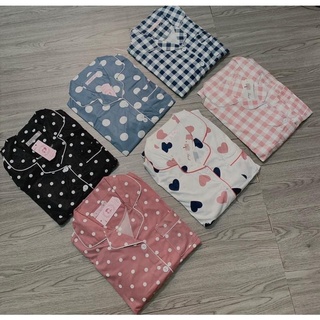 Bộ ngủ lookbook cotton ( khách note tên fb )