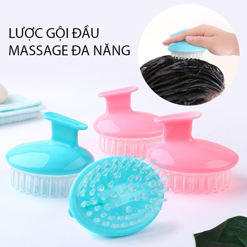 LƯỢC GỘI MASSAGE TẨY TẾ BÀO CHẾT THƯ GIẢN DA ĐẦU HỖ TRỢ KÍCH THÍCH MỌC TÓC