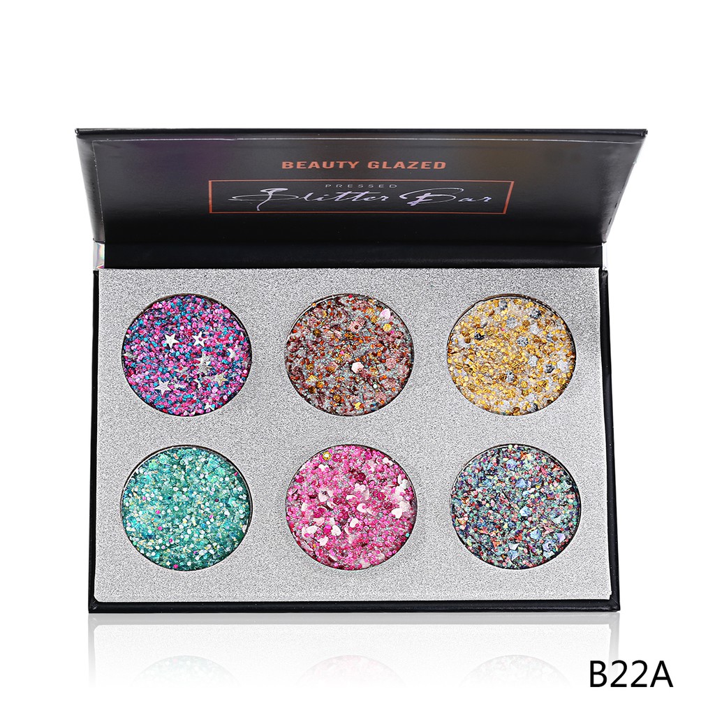 Bảng phấn mắt Beauty Glazed 6 mài kim cương lì | BigBuy360 - bigbuy360.vn