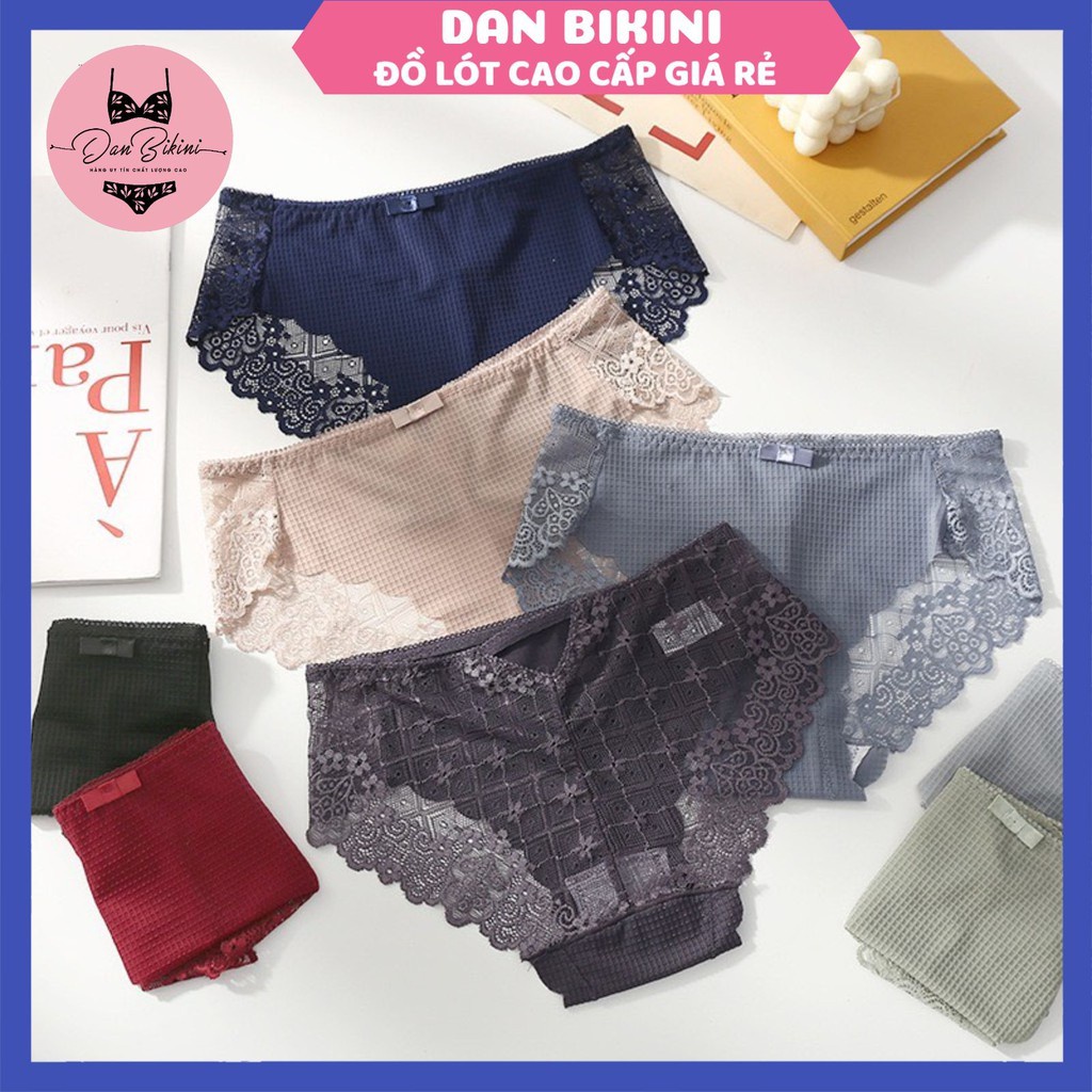 Quần Lót Nữ Ren ❤️FREESHIP❤️ Quần Lót Nữ Đúc Su phối ren sexy quyến rũ tôn dáng mã 2212