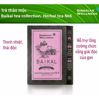 Trà thanh nhiệt giải độc gan, tăng cường chức năng gan BAIKAL N°6