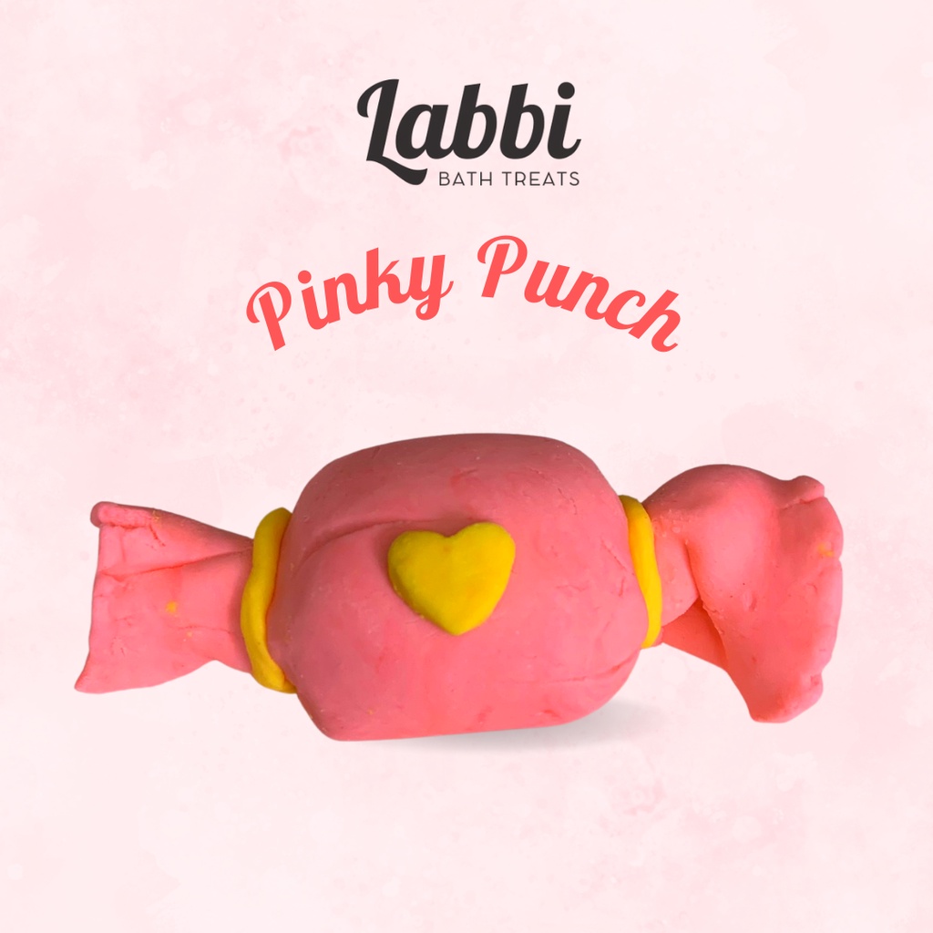 Bánh siêu tạo bọt bồn tắm PINKY PUNCH [Labbi] Bubble Bar