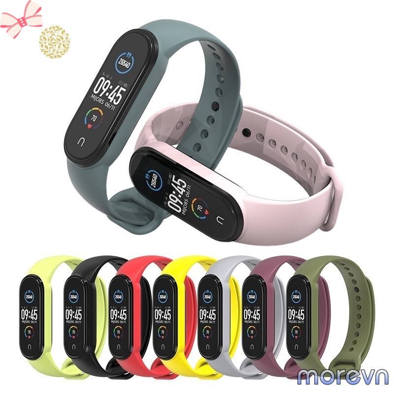 Dây Đeo Silicone Phù Hợp Cho Đồng Hồ Thông Minh Xiaomi Mi Band 7 6/5