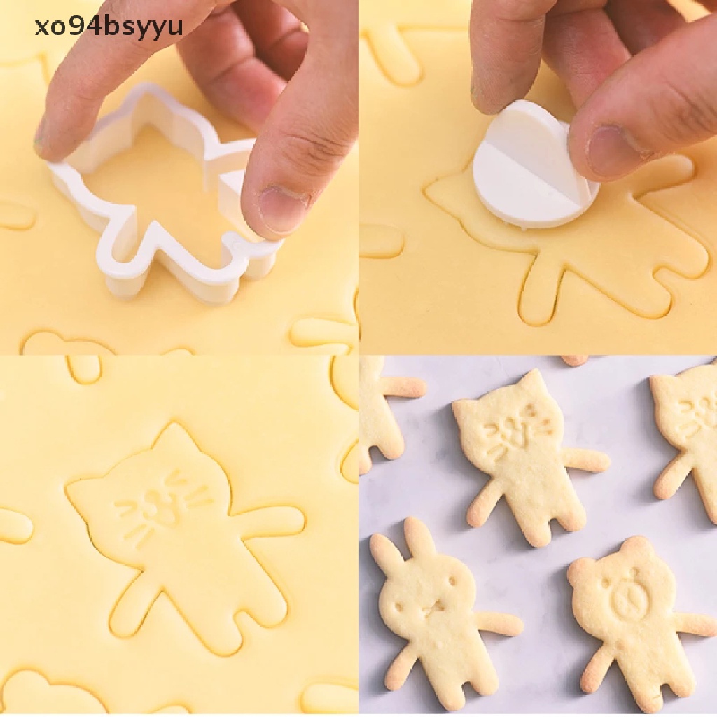 Bộ Khuôn Cắt Bánh Quy Hình Động Vật Hoạt Hình Đáng Yêu Xo94Bsyu