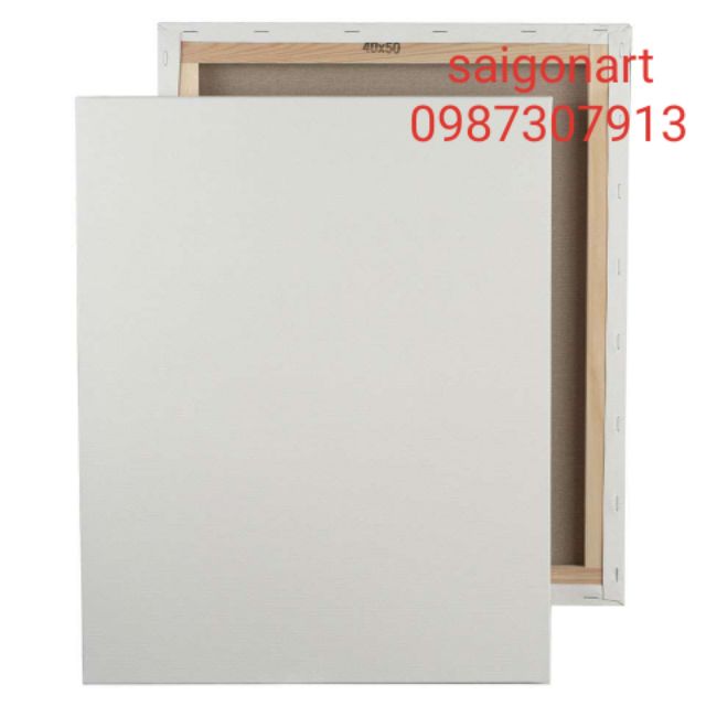 Khung Toan, Bố Canvas Hàn Quốc Vẽ Tranh Acrylic, Sơn Dầu 50*50cm
