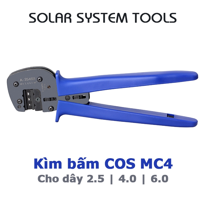 Kìm bấm cos MC4 LEKON A-2546B chuyên dụng cho hệ thống điện năng lượng mặt trời