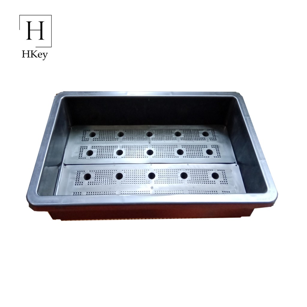 Ngoài Trời & Sân Vườn ComBo Chậu Nhựa Thông Minh Trồng Rau Hình Chữ Nhật Lớn 2 Kích Thước Và 3 Màu