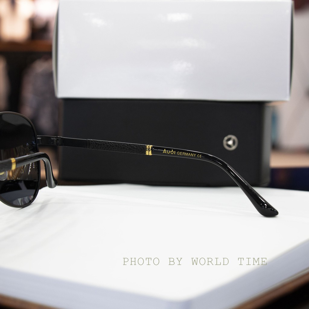 Kính mát nam Audi A188  tròng Polazied đen, chống lóa,Full box ,bảo hành 12T tặng kèm khăn lau + nước lau kính siêu sạch | BigBuy360 - bigbuy360.vn