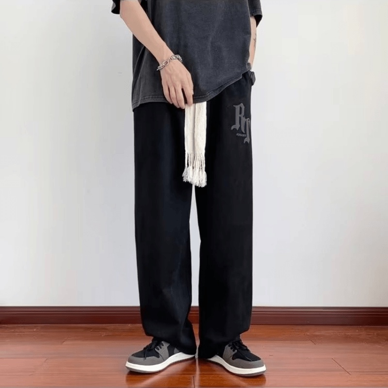 Quần Dài Ống Đứng Lưng Thun Co Giãn Phong Cách Hàn Quốc Thời Trang Chất Lượng Cao size M-3XL Cho Nam