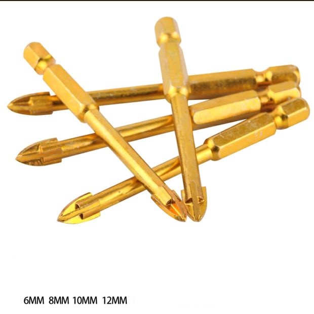 Mũi khoan đa năng chân lục giác, khoan kính, thủy tinh,khoan gạch men, gạch đá hoa cương - 1 chiếc