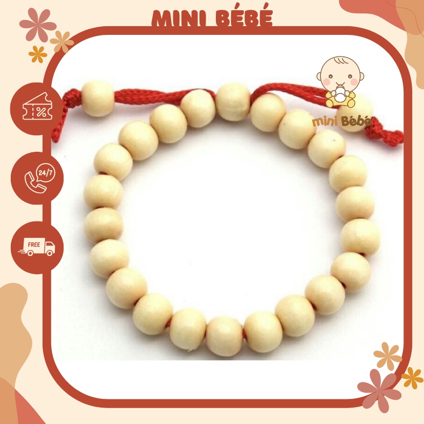 Vòng dâu tằm cho bé tránh giật mình, thức giấc giữa đêm. chống đổ mồ hôi trộm