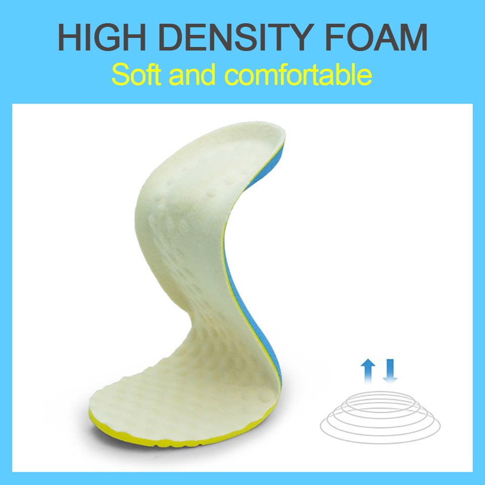 Miếng Lót Giày Thể Thao 4D Thoáng Khí Khử Mùi Thấm Hút Mồ Hôi Cao