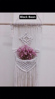 Giỏ hoa Macrame