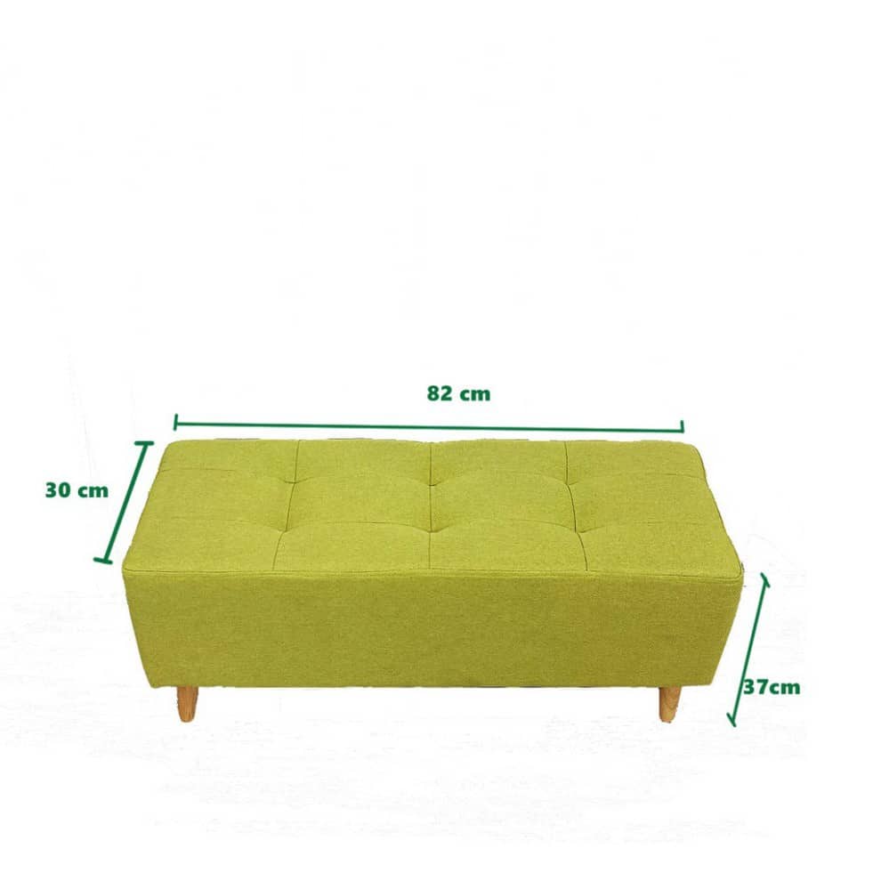 Ghế sofa dài Woody phù hợp bàn trà, đôn sofa bed mặt đệm đàn hồi hiện đại giá rẻ phòng khách- GC10