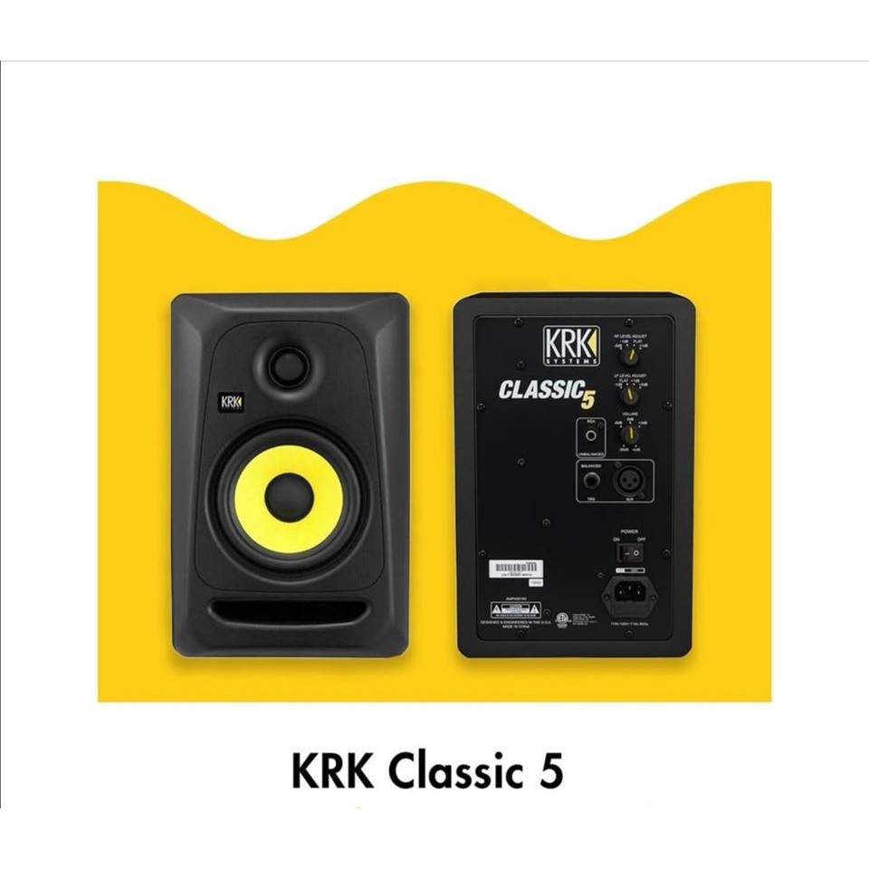 KRK Classic 5 - Loa Kiểm Âm KRK Classic 5 âm thanh chính xác tuyệt hảo