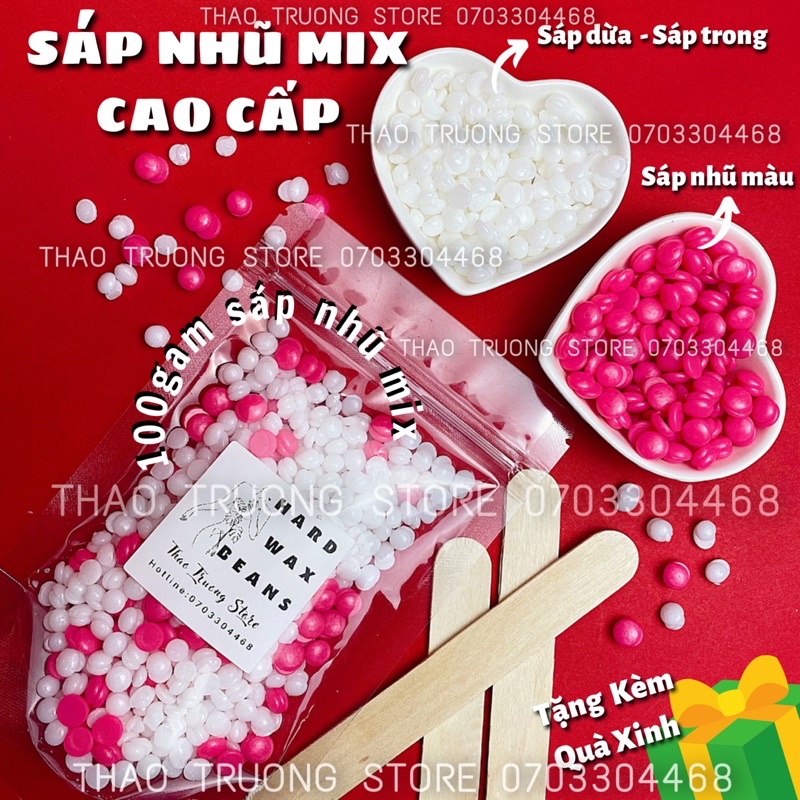 Sáp Wax Mix Color. Sáp Wax Lông Siêu Bám Lông Hàng Nhập khẩu Loại 1