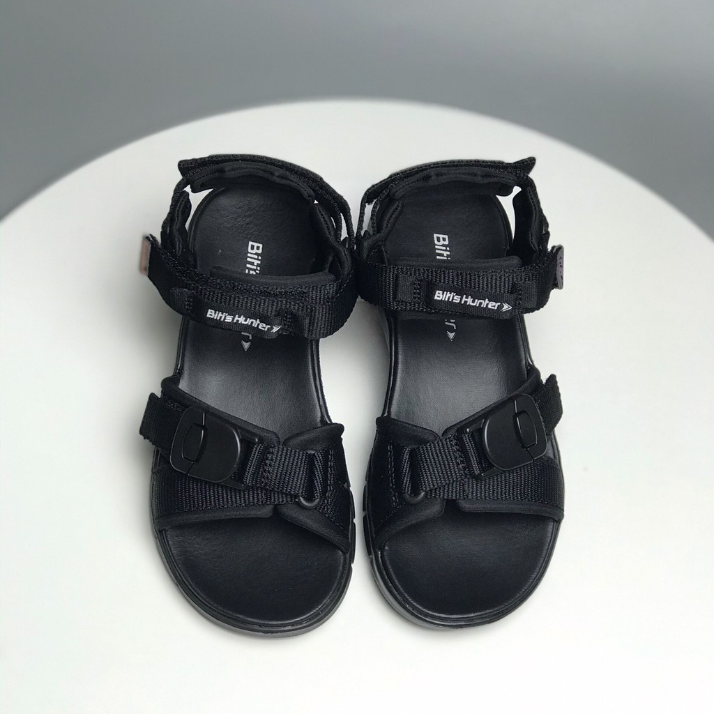 Sandal nam nữ ❤️FREESHIP❤️ Dép quai hậu học sinh cao cấp phản quang đế siêu nhẹ  DEWH - DEMH 00100 DEN