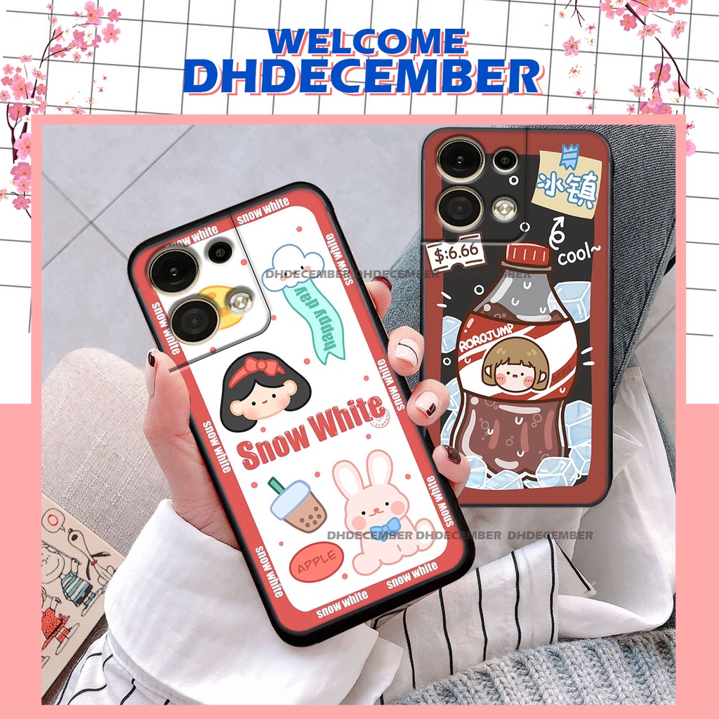 Ốp lưng Oppo RENO 8 5G - BẢO VỆ CAMERA in hình 3D GẤU HỒNG-GẤU BEER -CỰC XINH-RẺ