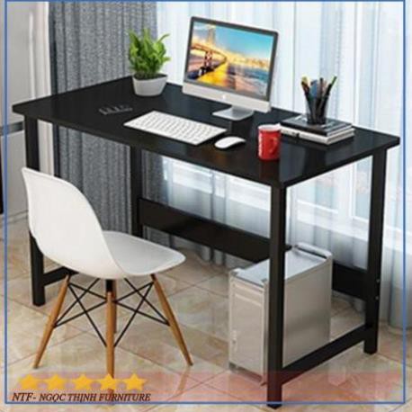 Bàn làm việc, Bàn học sinh, Bàn văn phòng, chân sắt U1, BLV01 KT: D80 x R40 x C75cm, Đầy đủ linh kiện ốc vít lắp ráp