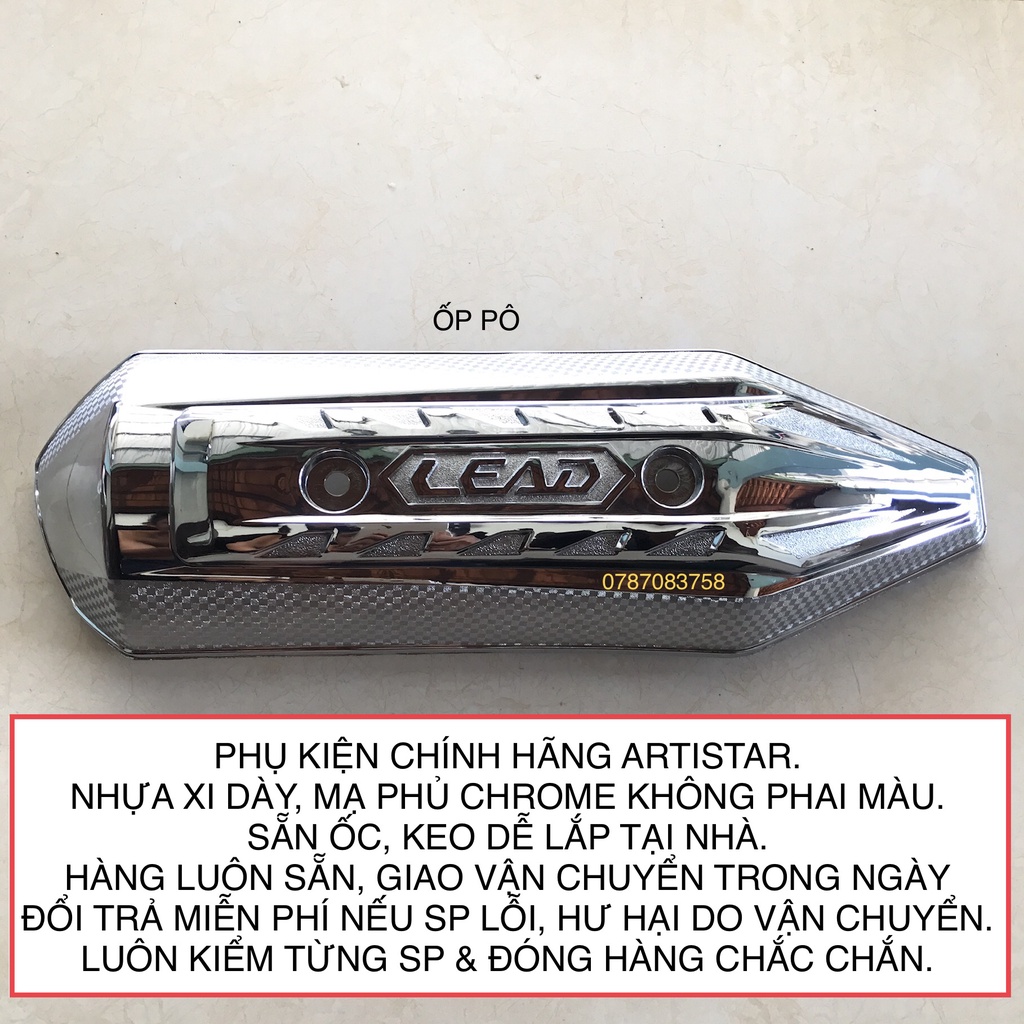 LEAD 2013-2016 ỐP CHROME combo