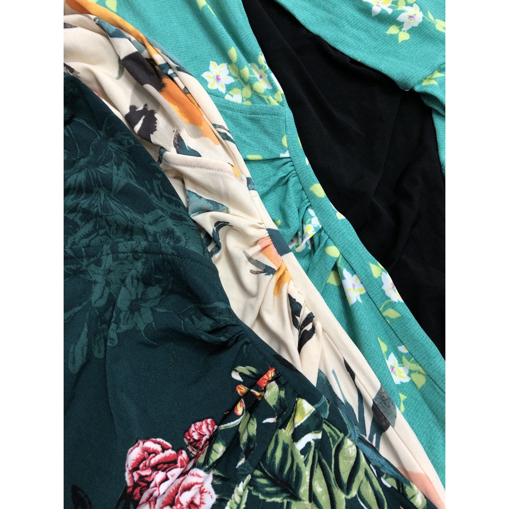 Đầm thun BCBG đuôi cá cổ wrap | BigBuy360 - bigbuy360.vn