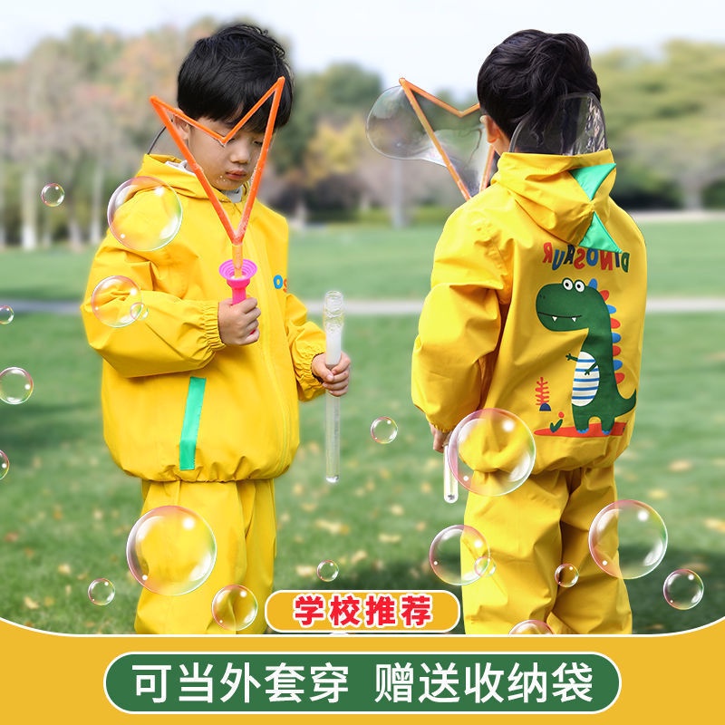 Áo Mưa Thiết Kế Dễ Thương Chống Thấm Nước Cho Bé Từ 3-6 Tuổi