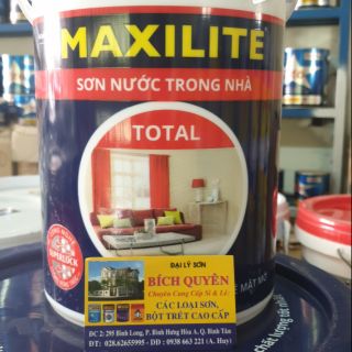 Sơn maxilite total trong nhà màu trắng 5l - ảnh sản phẩm 1