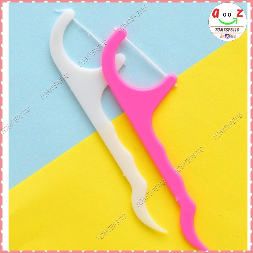 Tăm Chỉ Nha Khoa 2 Đầu Túi 25 Cây - Tăm Xỉa Răng