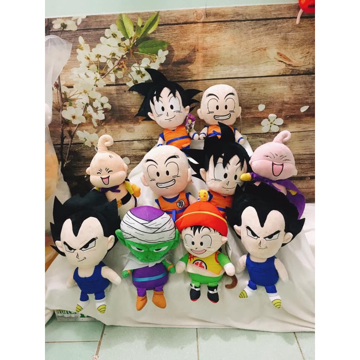 GẤU BÔNG 7 VIÊN NGỌC RỒNG (DRAGON BALL) (30CM---&gt;40CM) FULL NHÂN VẬT